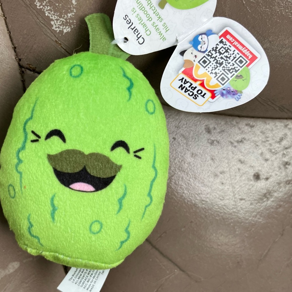 Charles (Pickle) 2025 McDonald's Squishmallows Happy Meal Plush Toy